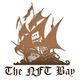 A logo of a pirate ship underlined by text reading "The NFT Bay" in a fancy script.